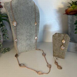 Park Lane "Step Up" Necklace and Earring Set NWT